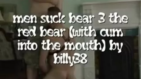 Un uomo virile succhia un orso gay