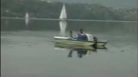 Scopata selvaggia in barca