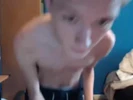 Jeune minet rouquin s'exhibe en webcam