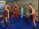 Tre pugili scopano sul ring