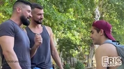 Minet accro au sperme — Alex, Gabriel & Justin Jett