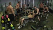 Gangbang in palestra