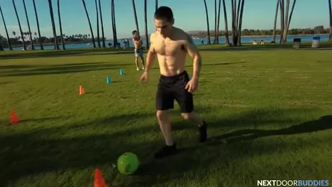 Aquecimento de futebol