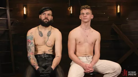 El dom de cuero Richard se folla al twink Jack Waters