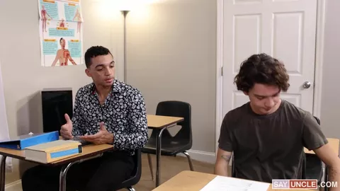 Il prof si riempie il culo! – Aaron Trainer, Amone Bane & Sam Ledger