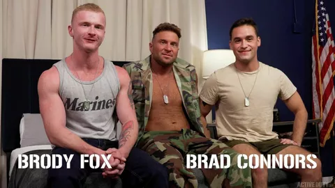 Brody y Aaron hacen brocheta con Brad