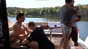 Orgie auf einer Bootsfahrt – Oliver Beck, Jax Thirio, Dalton Riley & Caleb Morphy
