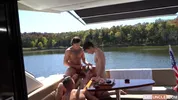 Orgie auf einer Bootsfahrt – Oliver Beck, Jax Thirio, Dalton Riley & Caleb Morphy