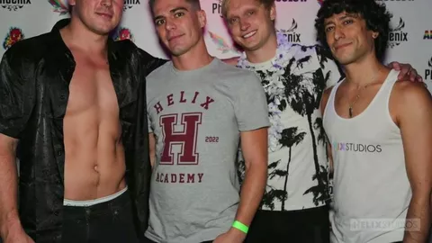 Backstage con i twink di Helix Studios