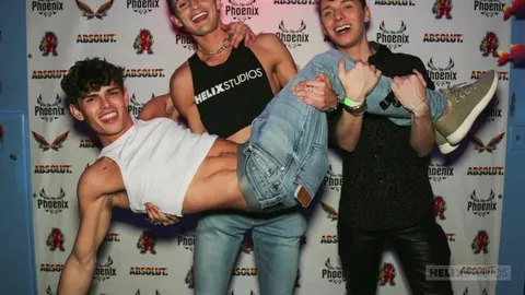 Backstage con los twinks de Helix Studios