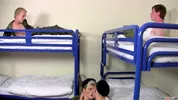 Quattro twink in caserma