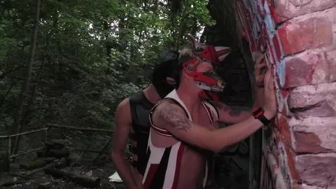 Alpha avec ses puppies