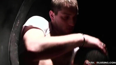 Bareback in backroom