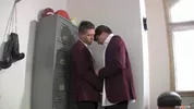Studenten, Blowjob in der Umkleide – Jesse Jenkins & Lloyd Adams