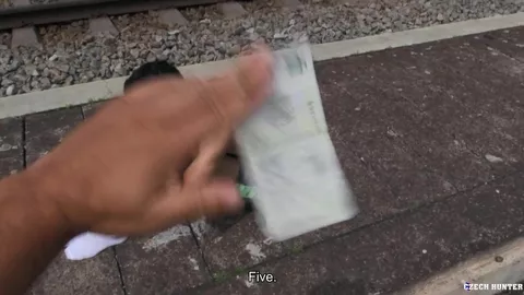 Cruising auf einer Bahnstrecke