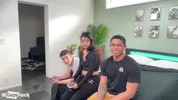 Caleb Mills e Leon Foreman dividem uma transa bi apimentada com a latina Yulissa Fox!