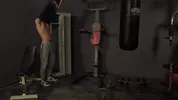 Guapete pajeado en el gym