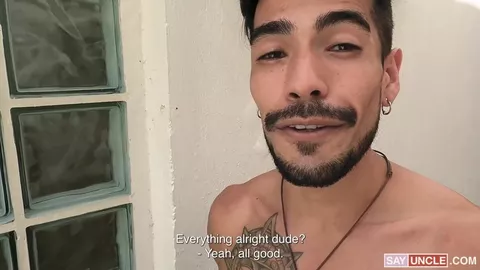 Retour de plage , ils sont très excités — Damian ,Benjamin Snorkeling