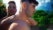 O voyeur da cabana – Johnny Ford & Michael Boston (bareback)