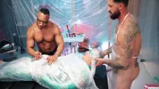 Momificado y follado — Dillon Diaz, Alpha Wolfe & Isaac X