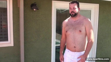 Harter Dreier im Pool — Bone Flexx, Sailor Blue & Aiden Storm (bareback)