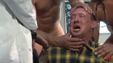 Gangbang américain : Pierce Paris attaché et baisé hard