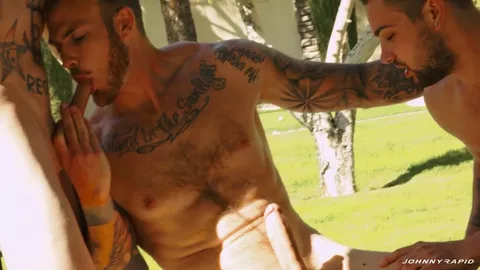 Double péné pour Johnny Rapid avec Christian Wilde & Johnny Hill
