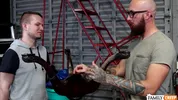 Mon beau père me baise a la menuiserie – Dustin Steele & Devin Tyler