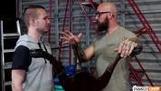 Mon beau père me baise a la menuiserie – Dustin Steele & Devin Tyler