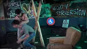 Minet attaché à une croix et *b*s* — Sly Conan & Nico Butti