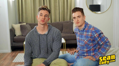 Hart gefickt und Gesichtsbesamung unter Hotties – Garrett & Nikolai