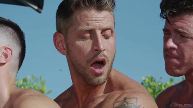 On se trempe dans le sperme ! — Tristan Hunter, Johnny Ford & JJ Knight