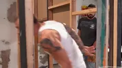 Trio hardcore au chantier – Marco Napoli, Chris Damned & Isaac X