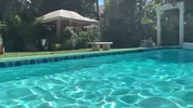 Tarde quente na piscina: sexo sem parar!