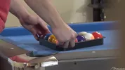 Beau black enculé sur la table de billard — Adrian Hart & Colton Reece