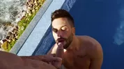 Sexo hardcore en la piscina — Andrea Suarez y Manuel Skye