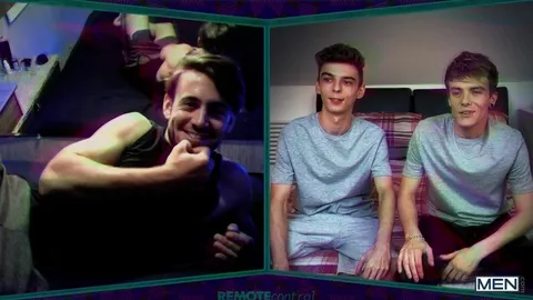 Apéro baise virtuel sur Zoom — Dante Colle, Callum & Cole