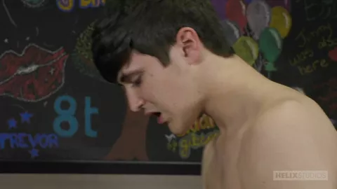 Nathan James & Cade Rivers in flip fuck in “Cade Gets Laid” — Helix Studios