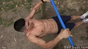 Flexing e adoração de músculos