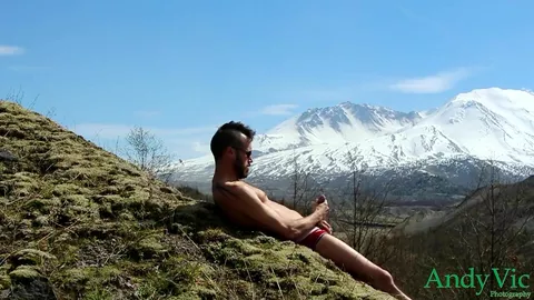 Rando et éjac en pleine nature