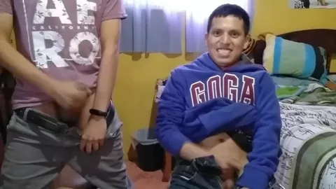 Concours d’éjac avec mon ami