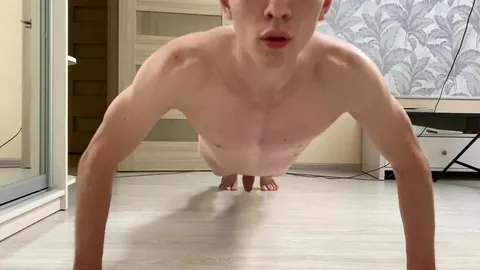 Lockdown-Workout — 18-jähriger Kerl