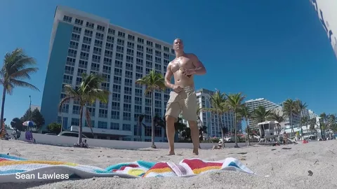 Dicker Schwanz am öffentlichen Strand!