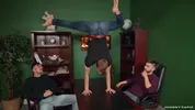 Trío acrobático con Johnny Rapid
