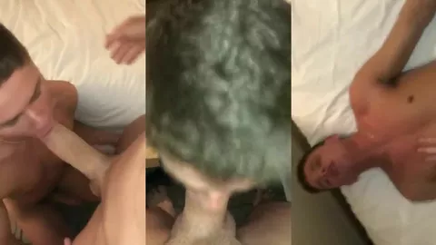 Snapchat gay : minet éclaboussé au sperme