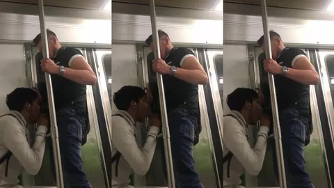 Ein Typ bläst mir in der U-Bahn