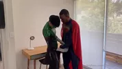 Fantasia cosplay — Superman & Green Lantern — Nicholas Bardem & PinkieMike