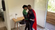 Fantasia cosplay — Superman & Green Lantern — Nicholas Bardem & PinkieMike