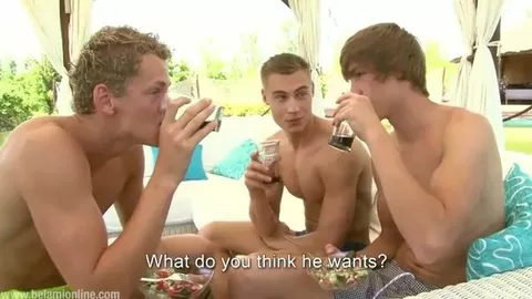 Plan à trois à la piscine - Helmut Huxley, Jerome Exupery, Torsten Ullman