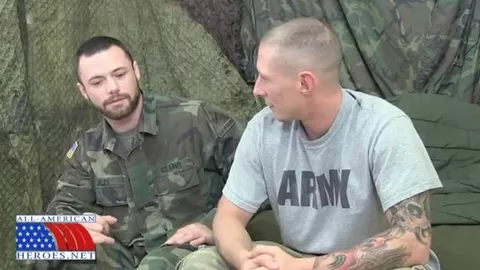 Soldados americanos aprontando